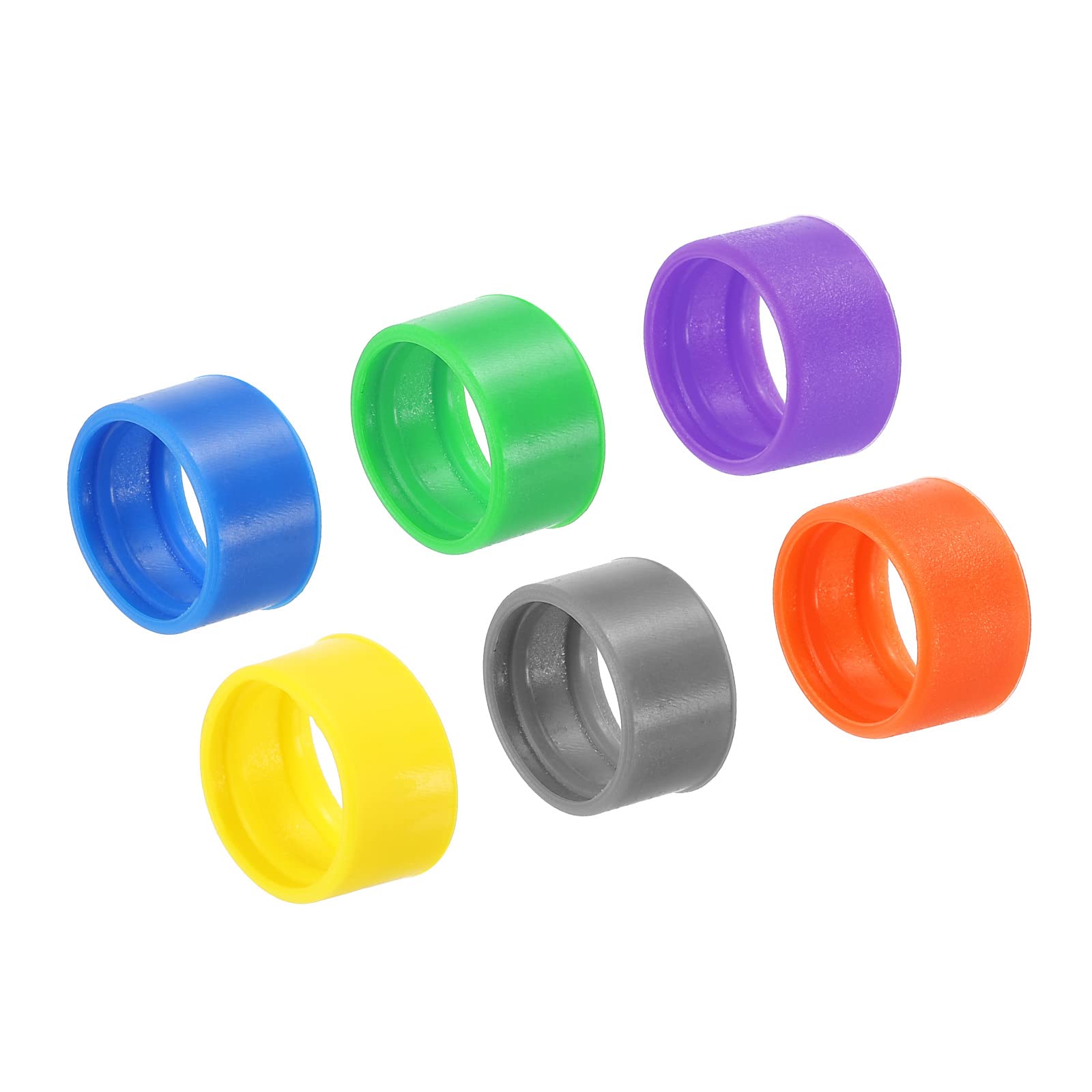 MECCANIXITY Antenna Rubber Group Ring for H-777 RT22 RT21 RT27 RB15 RB18 RT35 RT17 RT18 RT19 RT28 H-777S Walkie-talkies, Rubber Ring, 6 Colors, 6in1 Set-image-6