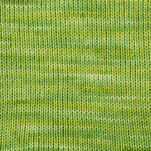 Image of Knit Picks Stroll Green Merino Wool Fingering Sock Weight Yarn | 100g hank of hand dyed yarn for knitting in Kiwi Tonal color, machine washable.