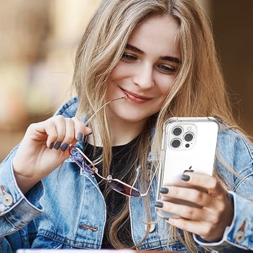 Mkeke For Iphone 13 Pro Case Clear, Slim Phone Cases For Apple Iphone 13 Pro With Protective Bumper [Military Grade Protection] [Not Yellowing] #TOP6