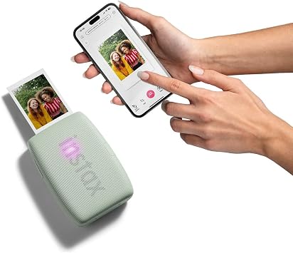 Fujifilm Instax Mini Link 3 Green Smartphone Printers And 20-Piece Mini Movie