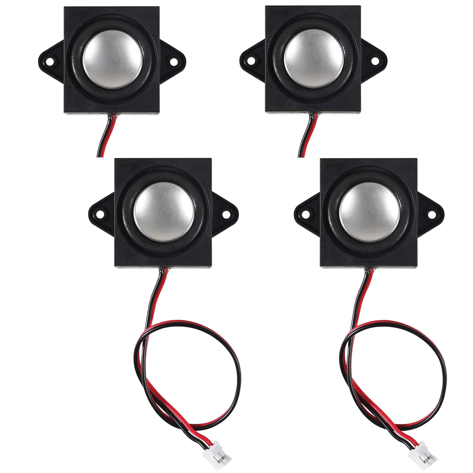 4PCS 4 Ohm 3 Watt Mini Speaker 4ohm 3w Loundspeaker Micro Speaker with11mm Line Length JST-PH2 0mm-2 pin