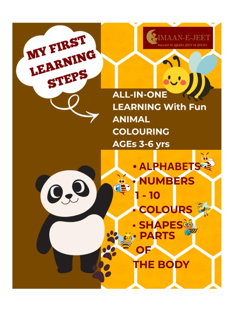 All-in-One Alphabet Learning and Colouring Book: My First Learning Steps