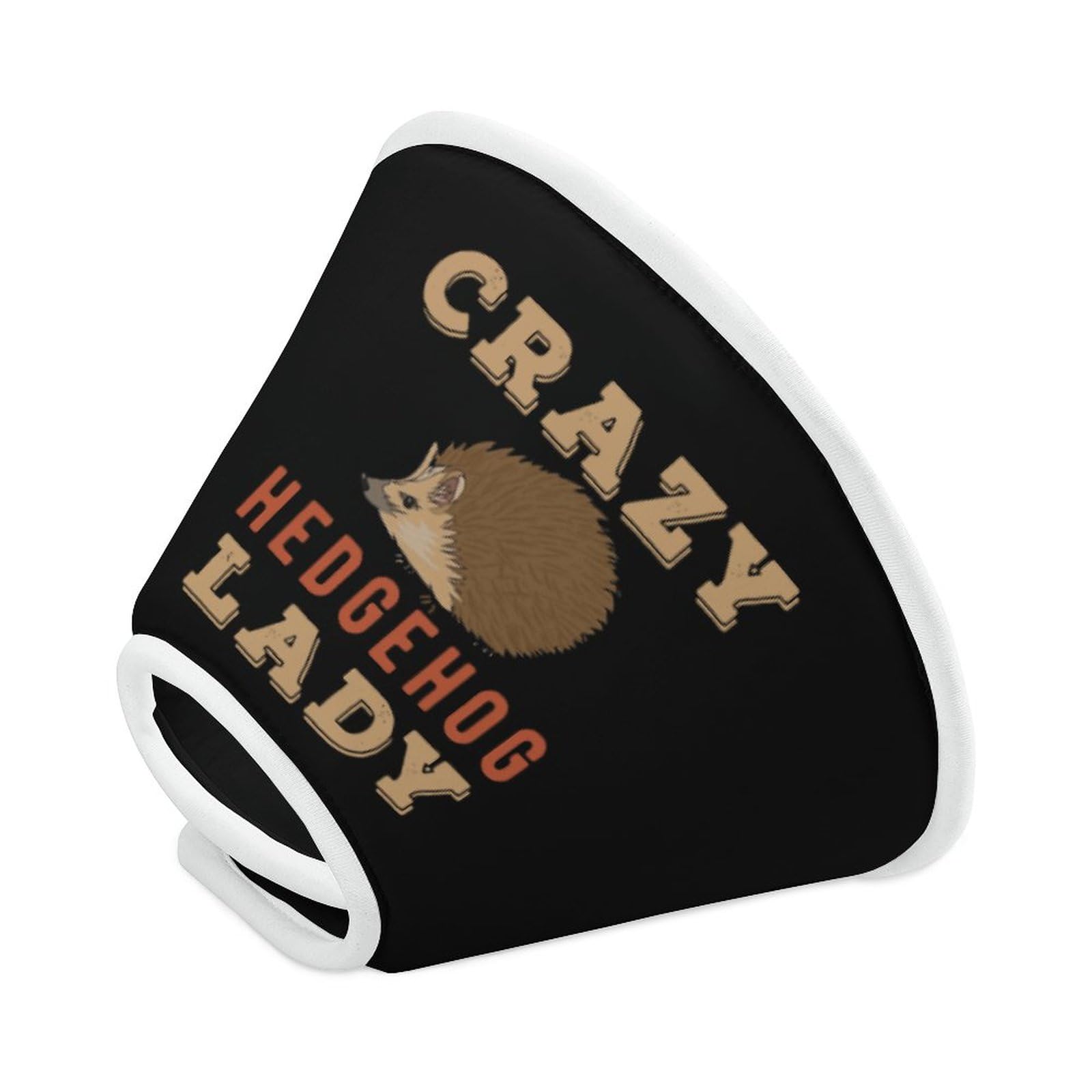 Crazy Hedgehog Lady Adjustable Pet Cone Soft Edge Elizabeth Circle Anti-bite Protective Shield Neck Collars M