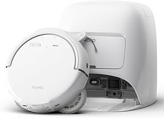 DJI ROMO S Robot Aspirateur Laveur, Aspirateur Robot de 25 000 Pa, détection de Niveau Drone, Deux Bras robotiques, 200 Jours sans Maintenance, Lavage et séchage Auto des tampons de serpillière