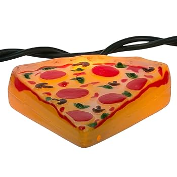 Amazon.com: Kurt Adler Indoor/Outdoor 10-Light Pizza Light
