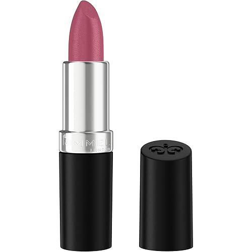 Rimmel Lasting Finish Lipstick - Up to 8 Hours of Intense Lip Color with Color Protect Technology and Exclusive Black Diamond Complex - 066 Heather Shimmer, .14oz