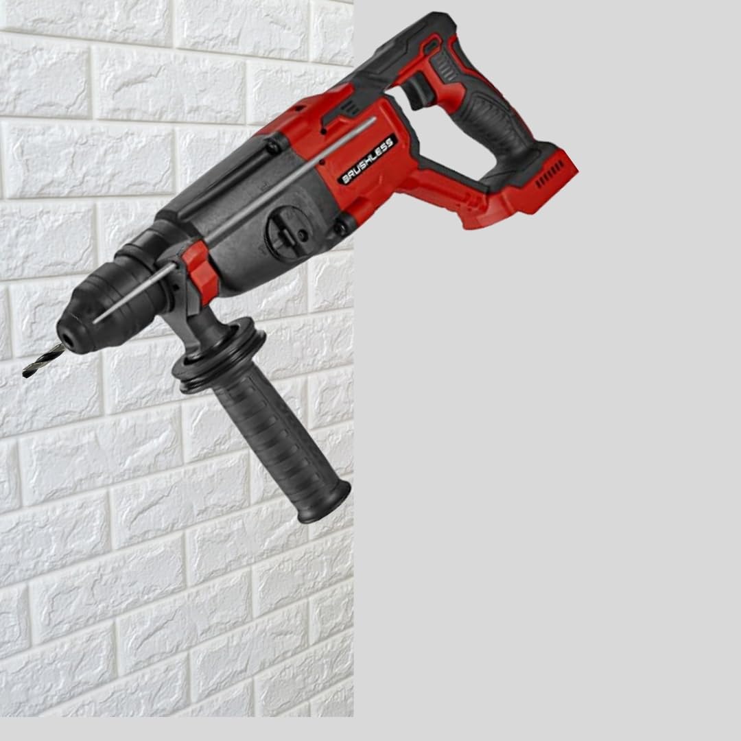 NEW! 20V Rotary Hammer Compatible with Bauer 20V Brushless Cordless 1 in. SDS-Type Rotary Hammer - 4800 BPM Impact Rate, 3-modes: Rotary Hammer, Chisel & Drill, Anti-vibration Design (No Battery)