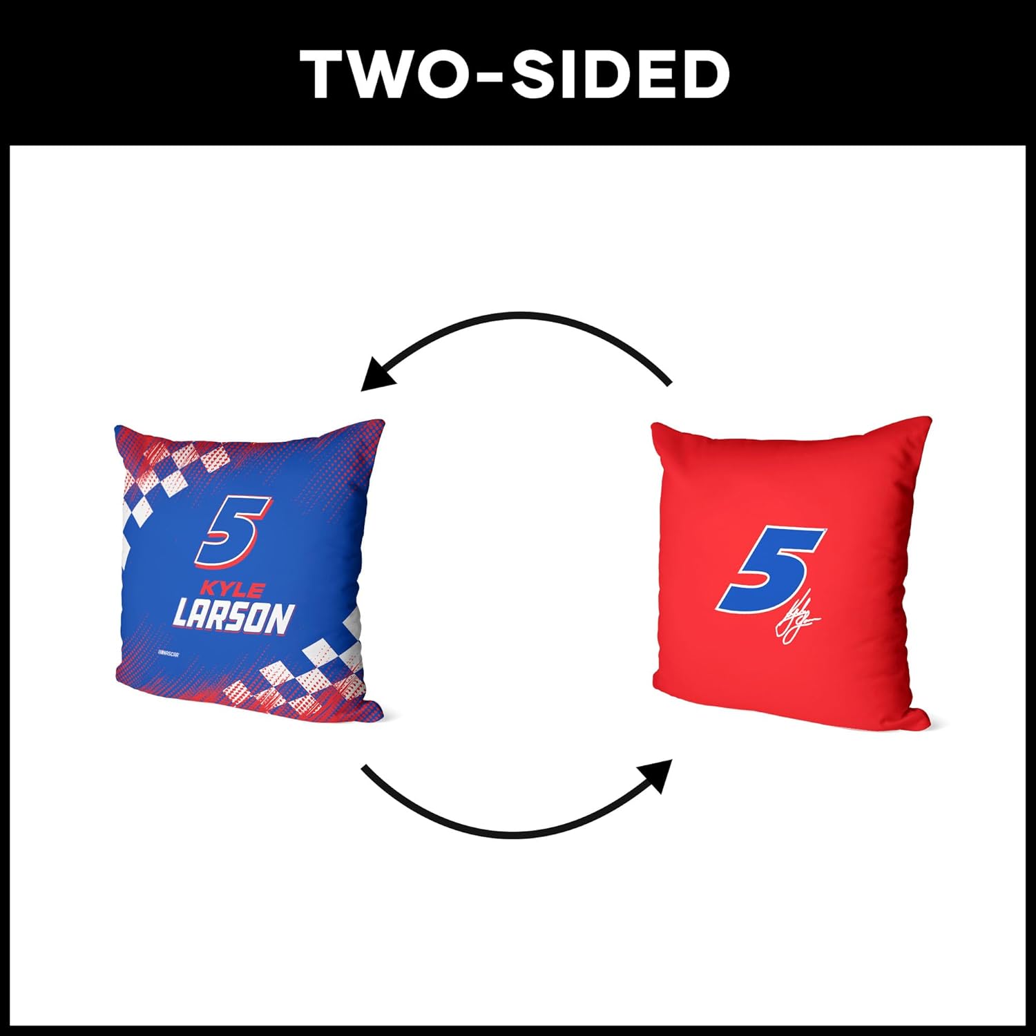 Northwest U.S. Soccer Double-Sided Throw Pillow, Patriotic Decorative Accent Cushion, 18x18 Inches