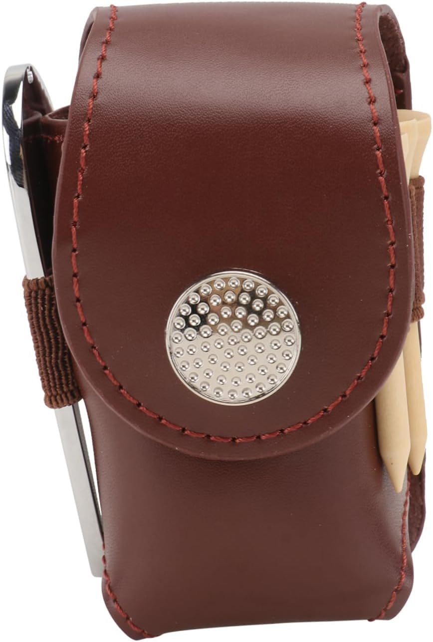 SUPVOX 2pcs Tee Holder Portable Golf Accessory Metal Snap Closure Golf Holder Quick Holder Divot