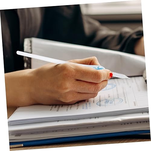 Miniatura 9 de STOBOK Pluma de tinta de vidrio de dibujo Pluma de vidrio Pluma estilográfica de goteo Plumas de tinta de color Bolígrafos de colores Vidrio de