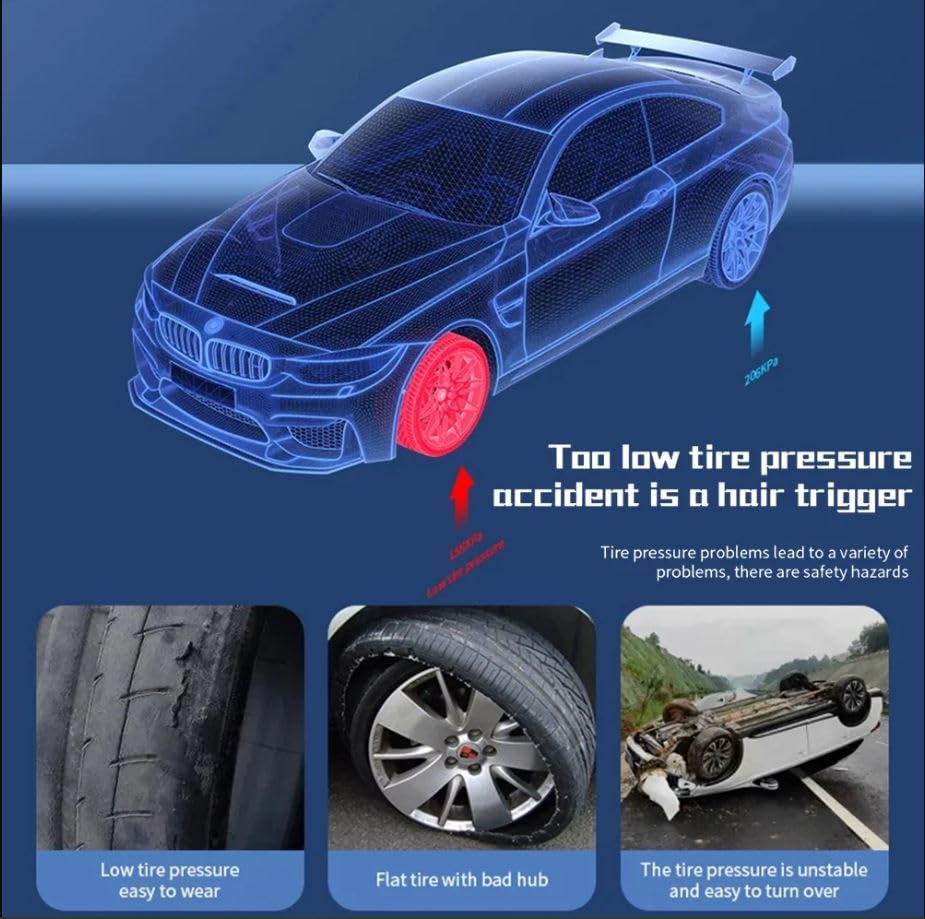 Image of CLOUDSALE Handy Portable Jump Starter with Air Compressor 12V 2000A Car Battery Booster Jump Starter with 150PSI Air Compressor Power Bank with USB Socket,LCD Display and LED Light.