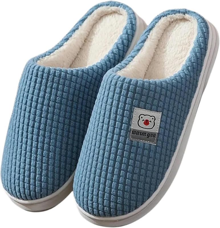 TopiBaaz Women Winter Slipper Soft Fleece Lining Woolen Flip Flop Slides Men Indoor Carpet Spa Home Slipper for Bedroom Sandals (Blue,5) (B0DFYDCNPD) Amazon Price History, Amazon Price Tracker