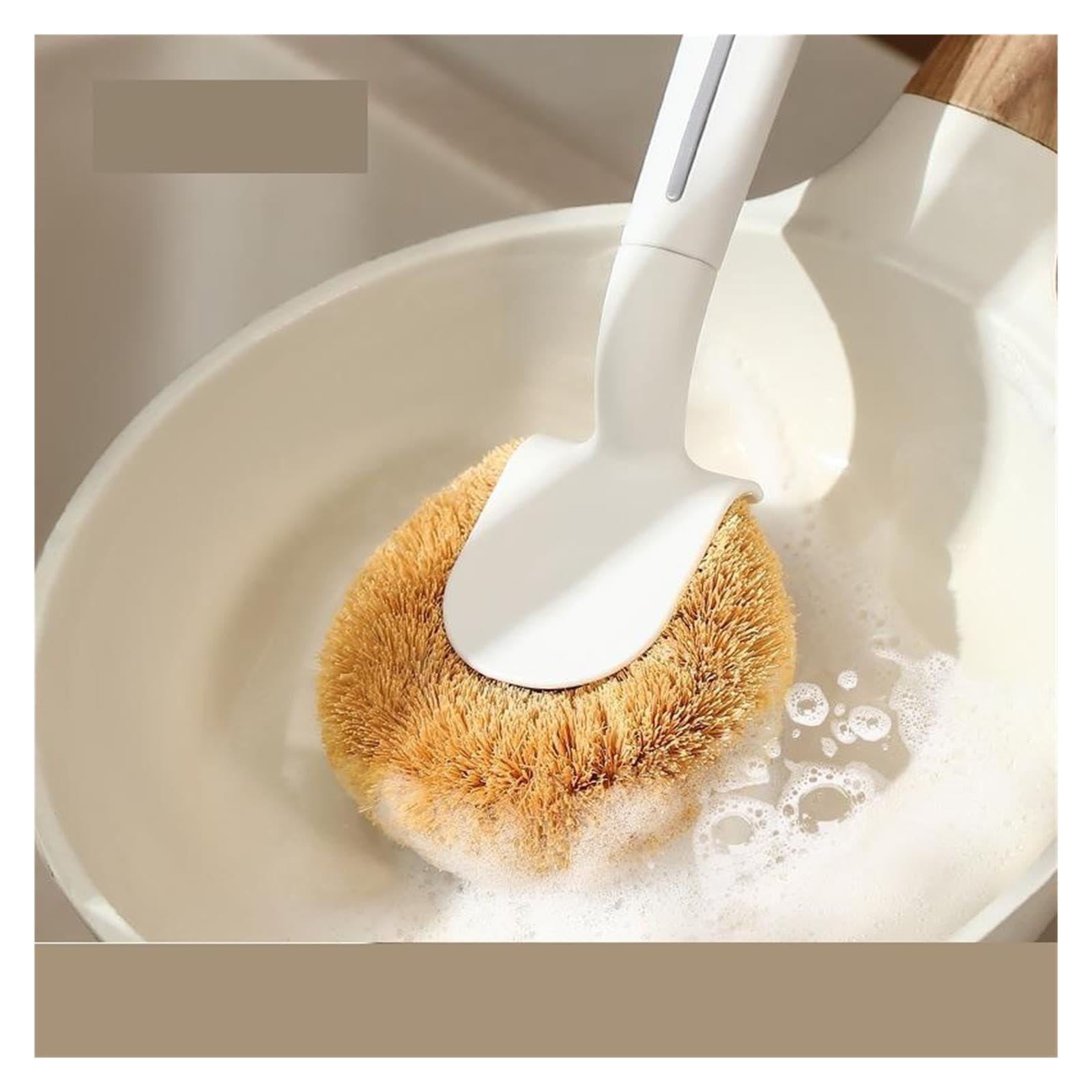 4pcs Household Long-Handled Pot Brush pour Cuisine
