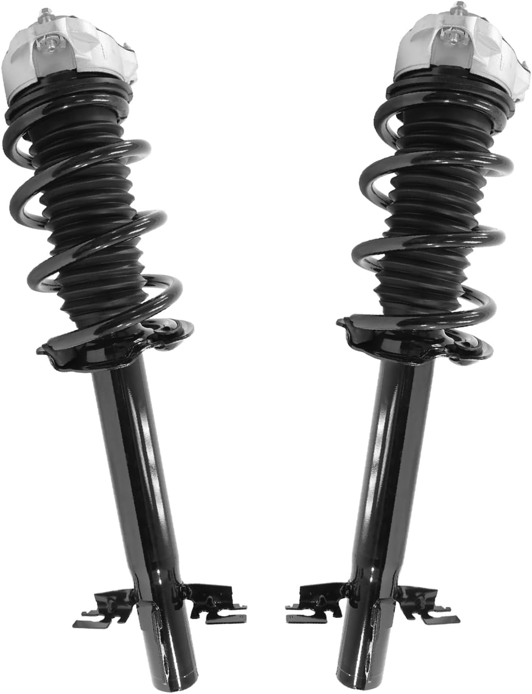 Detroit Axle - 2 Front Struts for 2014-2023 Ram ProMaster 1500 2500 3500, Struts with Coil Spring Assembly 2015 2016 2017 2018 2019 2020 2021 2022 Replacement Suspension