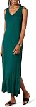 Amazon Essentials Womens Jersey V-Neck Tank Maxi Length Dress