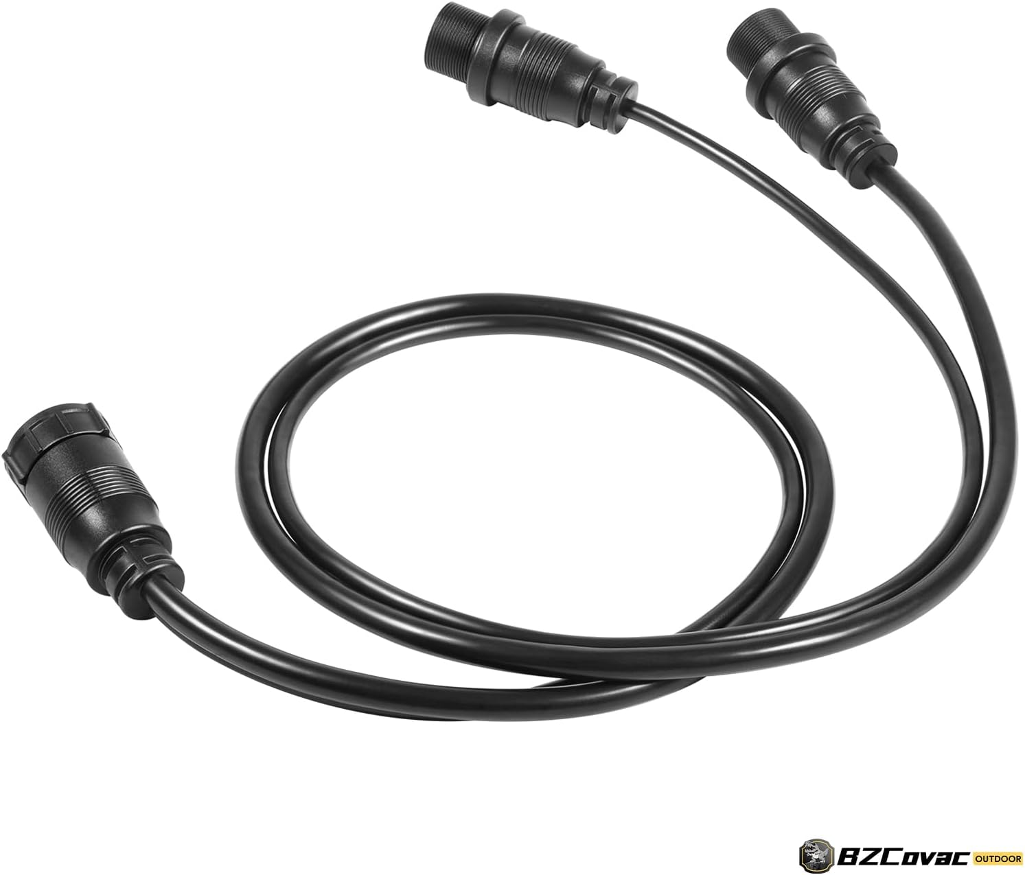 720111-1 14 M ID SIDB Y Splitter Cable for Humminbird - Compatible with SOLIX & APEX Fish Finders, Side Imaging & 2D Sonar Connection
