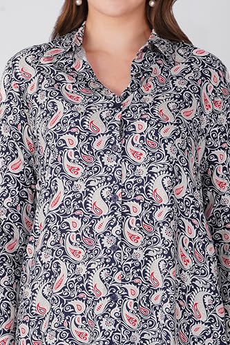 Image of Midi Dress for Women | Rayon A-Line Dress with Pockets | Casual Western Dress for Women | Comfortable Everyday Wear