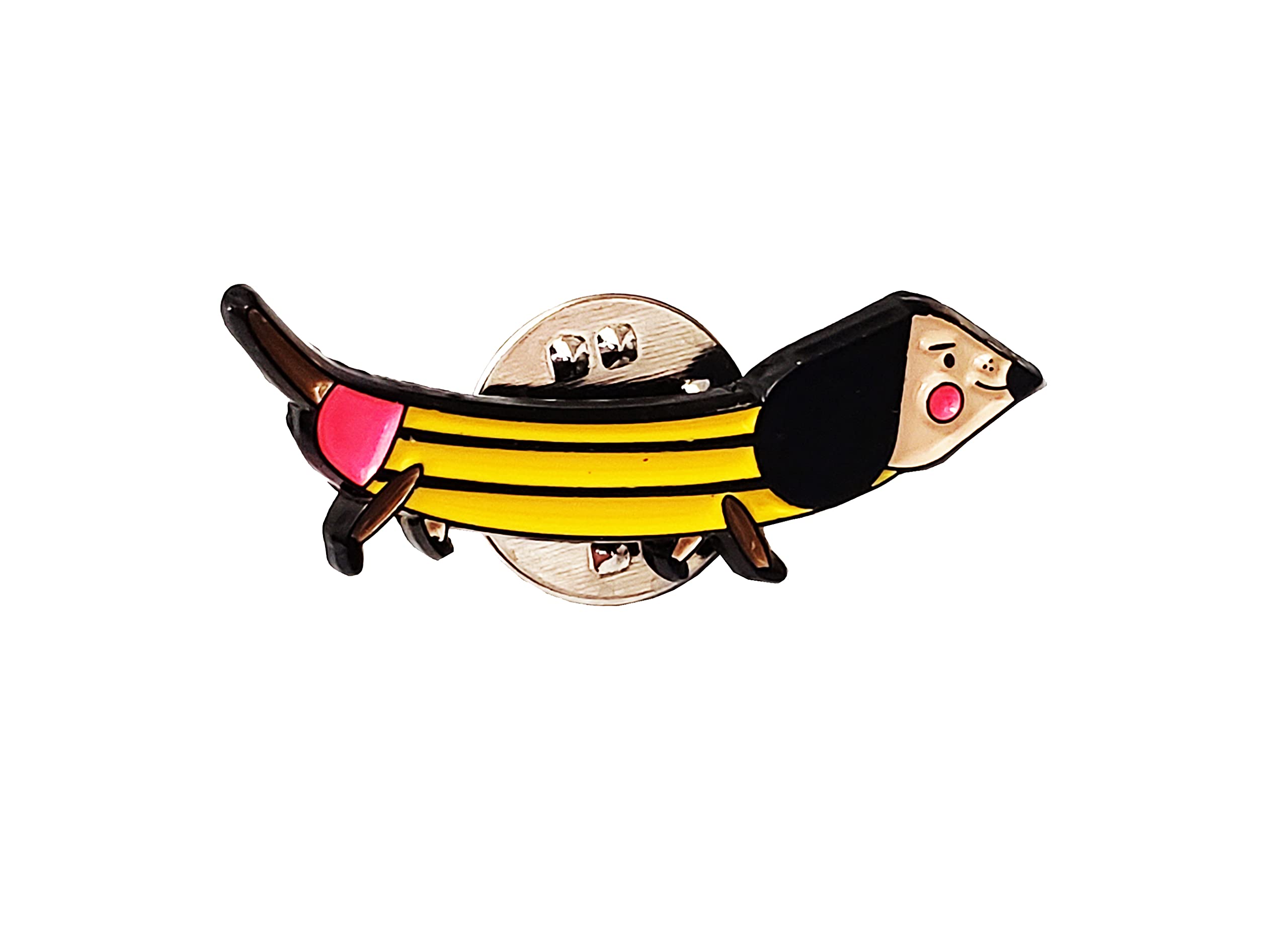 Nancy NikkoDachshund Enamel Pin - Cute Pencil Design. Lapel Pin for Jackets, Hats, Backpacks and More