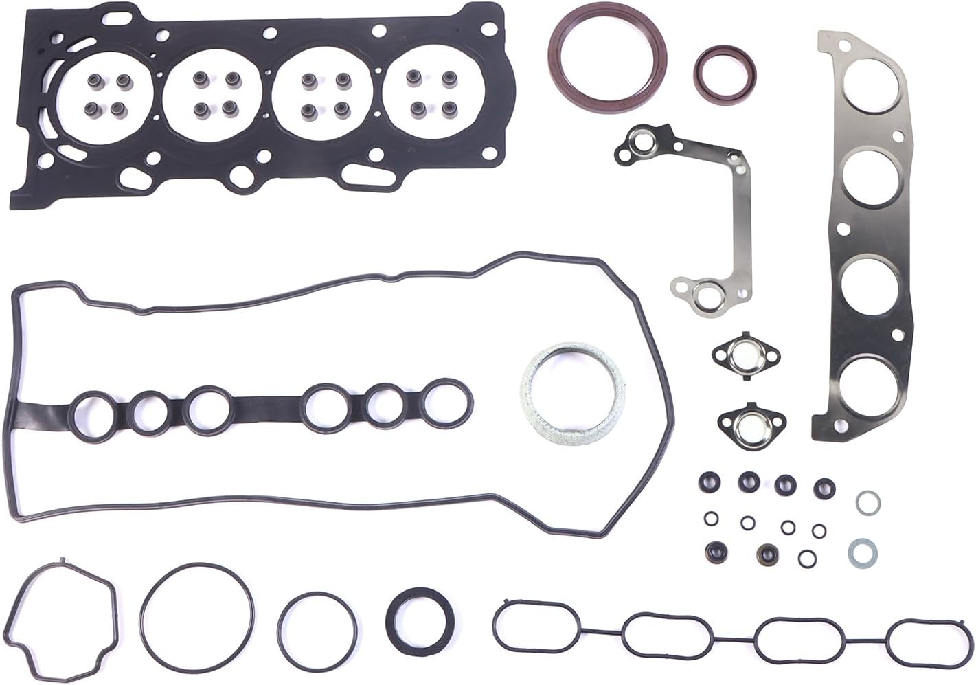 1ZZFE Engine Overhaul Gasket Seals Rebuild Kit Fits for Toyota Celica 1.8L 2000-2005, Fits for 1998-2008 Corolla 1.8L 1ZZ-FE Engine, Replace OE 04111-0D170