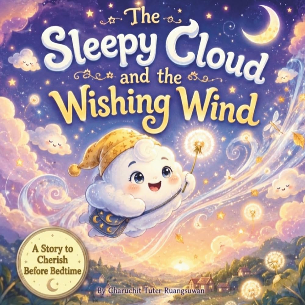 The Sleepy Cloud and the Wishing Wind: A Gentle Bedtime Story About Hope, Kindness, and Following Your Dreams (The Sleepy Cloud Series)
