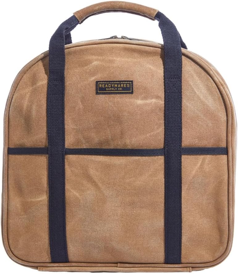 Readywares Jumper Cable Bag | Heavy Duty Waxed Canvas Storage Bag for EV Charging Cables, Tow Straps, and Cords, Durable Cable Organizer Built for the Truck, Garage, or Job Site