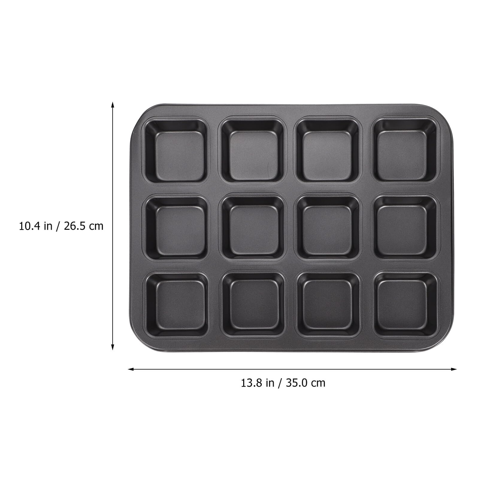 TOYANDONA Kohlenstoffstahl Antihaft mit Mehreren Gittern Backform Brownie