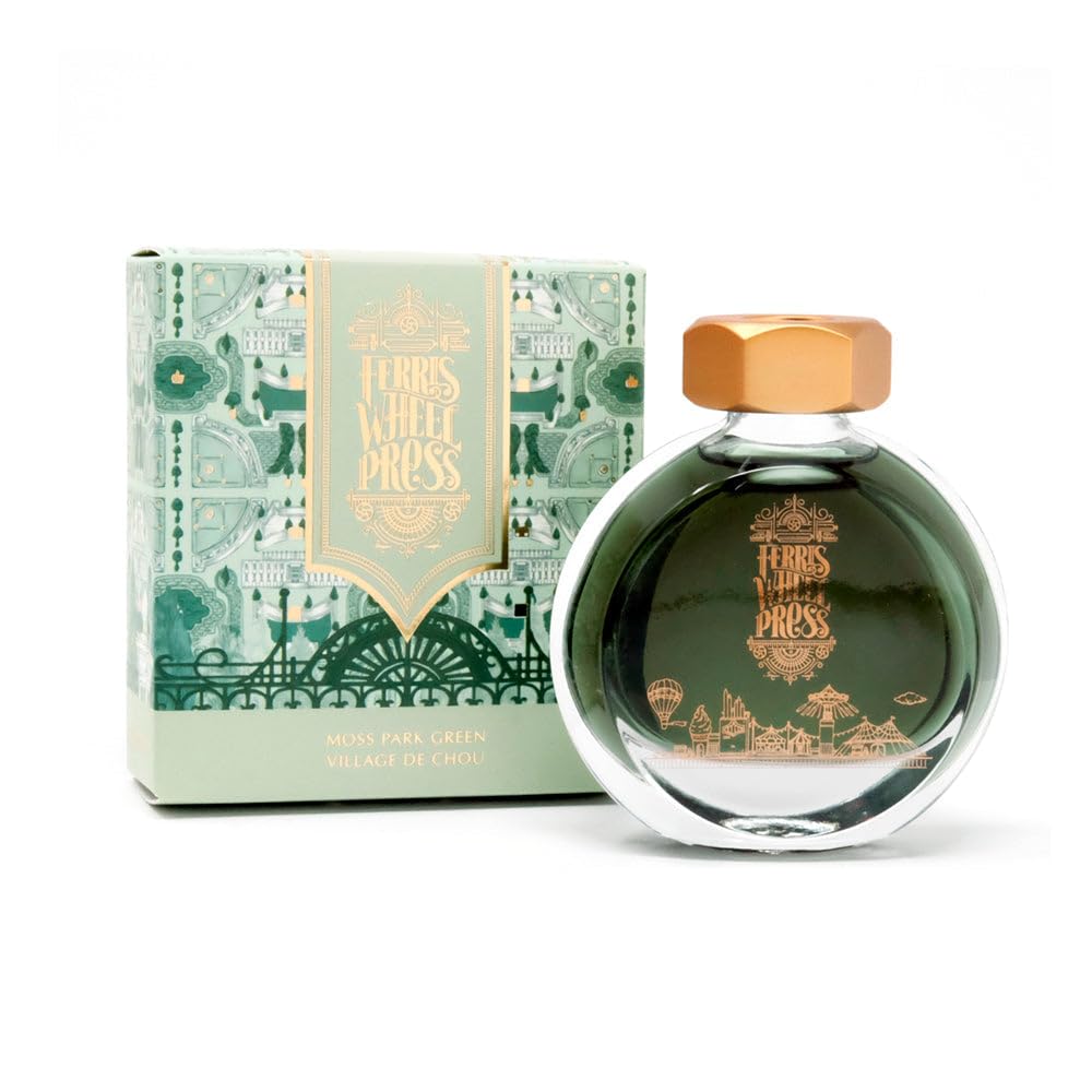 Ferris Wheel Press Fountain Pen Ink | Everyday Ink Collection | Muted Green | 38ml