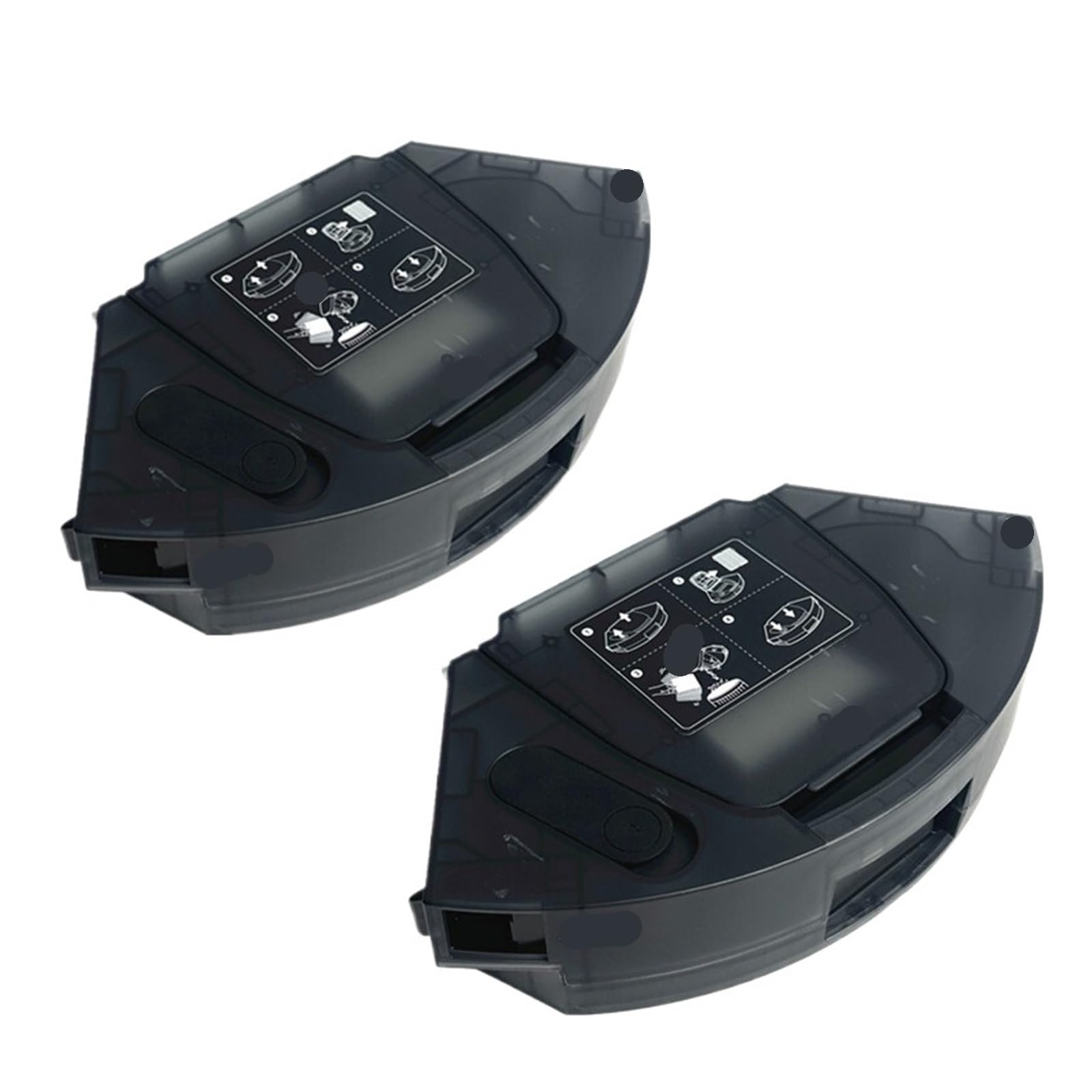 kvcccss 2-In-1 Water Tank And Dust Box Combo With HEPA Filter Robot Vacuum Cleaner Spare，Compatible For Roborock，Q8(E)