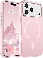 Vista 415 de SUPFINE - Funda magnética para iPhone 13 Pro Max (compatible con MagSafe), (protección contra caídas de grado militar de 10 pies), delgada, Negro