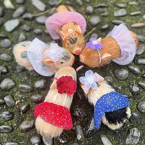 Muñeca cerdito realista de silicona de 13 cm miniatura 5