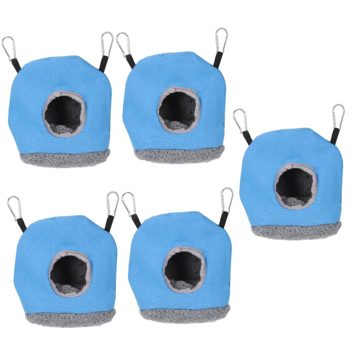 Toddmomy 5pièces Maison Suspendue pour Perruches Nid Décoratif Et Résistant à Usure Accessoire pour Oiseaux Environnement Douillet Et Chaud pour Échapper Aux Prédateurs
