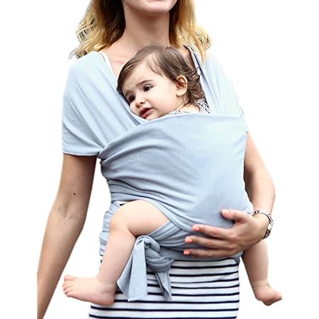Amazon Loovooベビースリング 抱っこ紐 新生児 ババスリング 人気ランキング 多色 お出かけ用 旅行 安全 携帯便利 使いやすい ベビーキャリア ベビーラップ 収納袋付 スリング ベビー マタニティ 通販