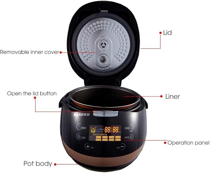 Olla Eléctrica Automática para Perlas de Té 5L, Pantalla Táctil miniatura 3