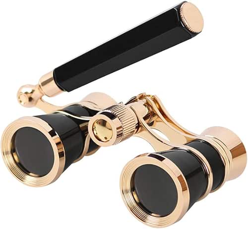 Aroncent Opera Glasses Binoculars 3X25 Compact with Adjustable Handle Theater