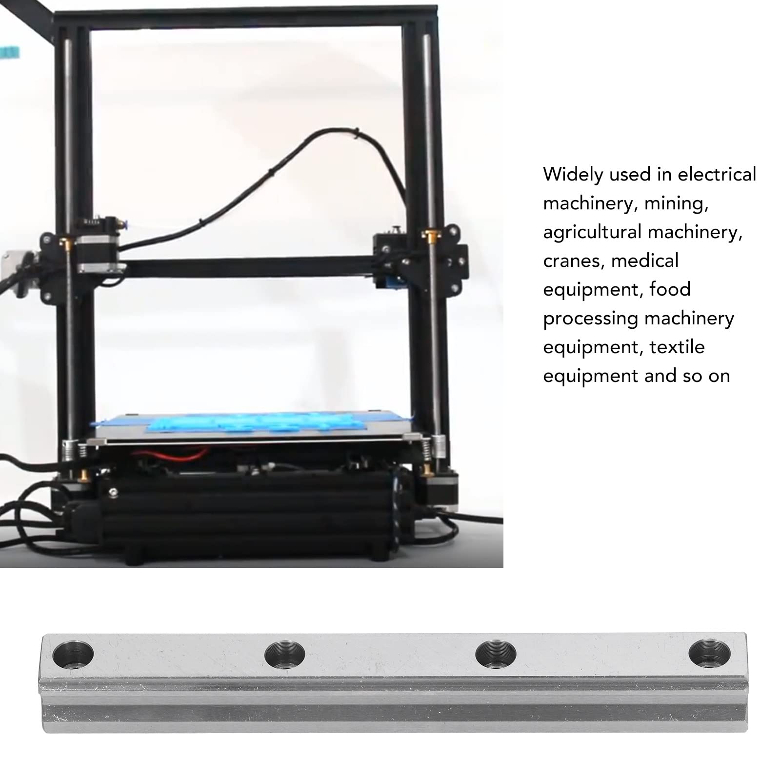 HGH25 Guideway 200mm Linear Linear Rail Linear Guideway Guideway Linear Guideway Slider Linear Moving Parts Module