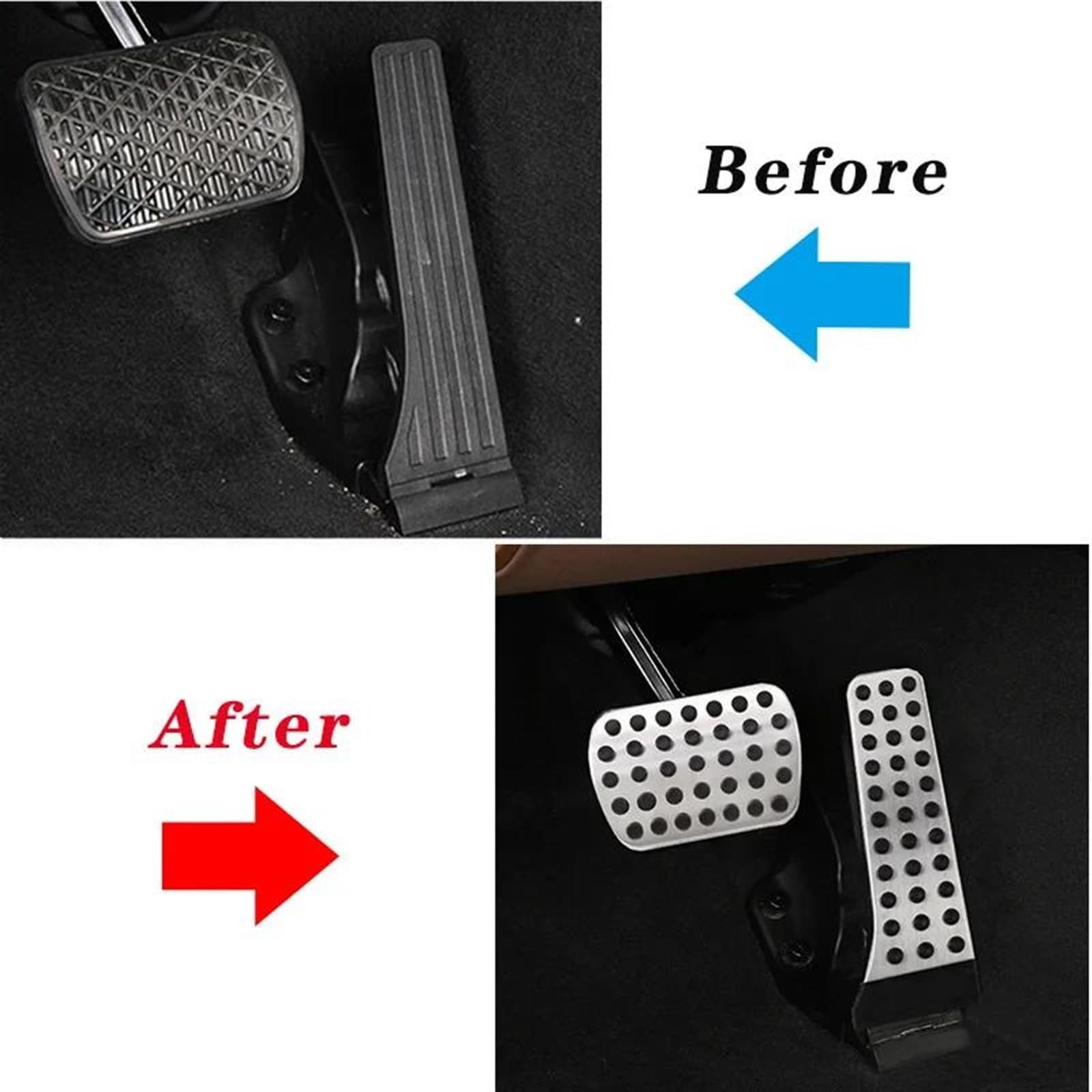 2 Pezzi Car Styling Accelerator Pedal Covers Pad per B&Enz C GLC GLK SLK E Class W205 X253 W213 2016 2017 2018 2019