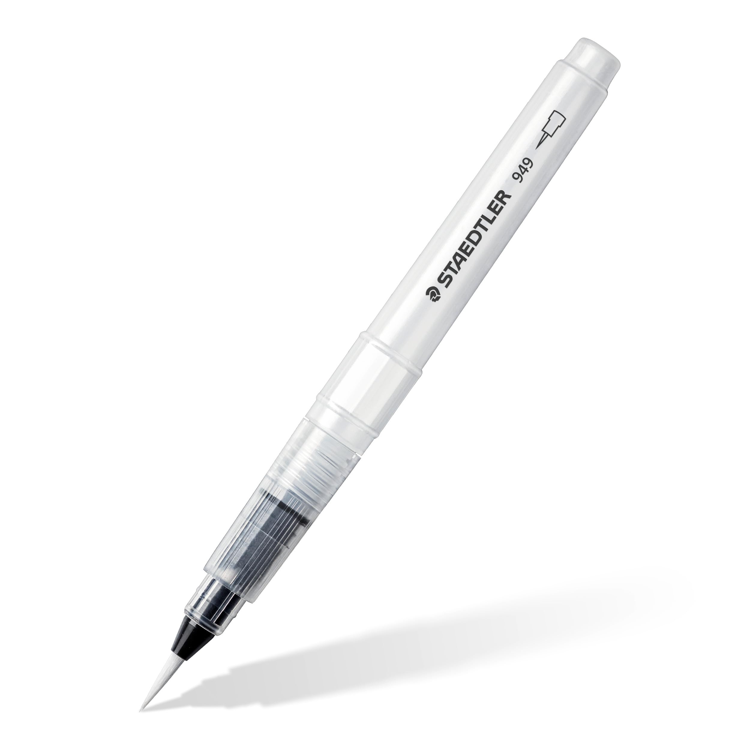 Staedtler Pinceau à réservoir d'eau en nylon résistant, Touffe ronde et fine, 949 BK-1-C