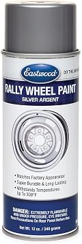 Eastwood Acrylic Rally Wheel Argent Silver Lacquer Paint Aerosol 12 oz 50-60% Gloss