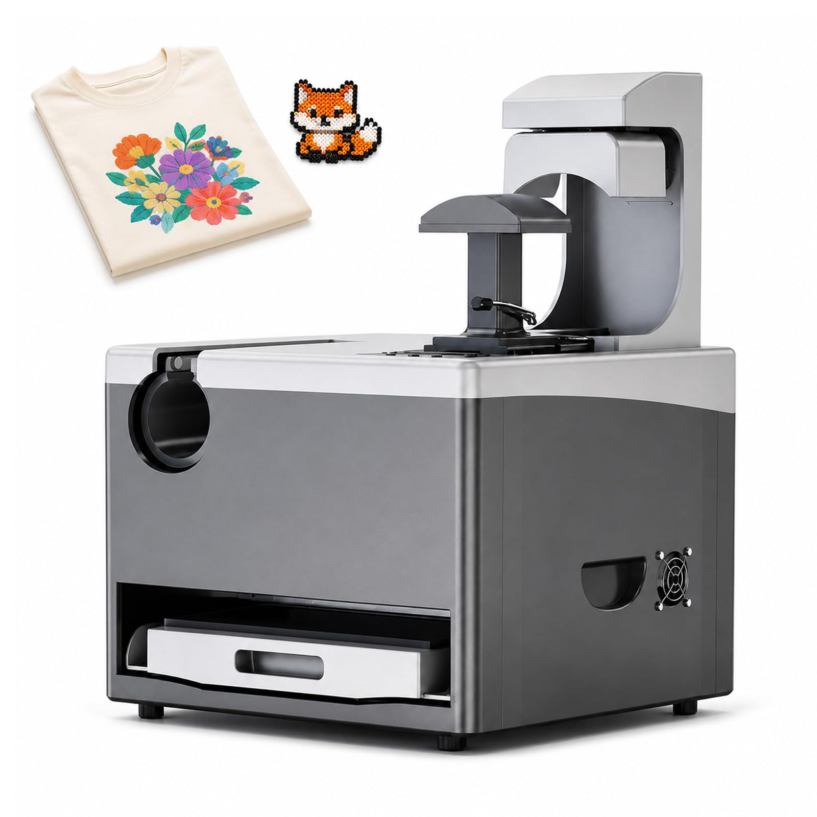 All-In-One Auto Heat Press 38x38 Motorisiert T-Shirts Tassen Kappen