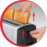 Moulinex Subito 4 kenyérpirító 2 részes hosszú nyílás 1700W rozsdamentes acél 2