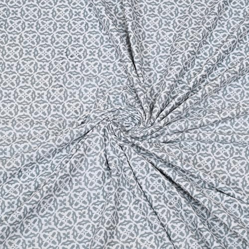 Image of Dohar Double Bed | AC Blanket | Soft Light Weight, Comforter King Size, Quilt, Duvet 84 inchx96 inch - Brown Blue, Pack of 1