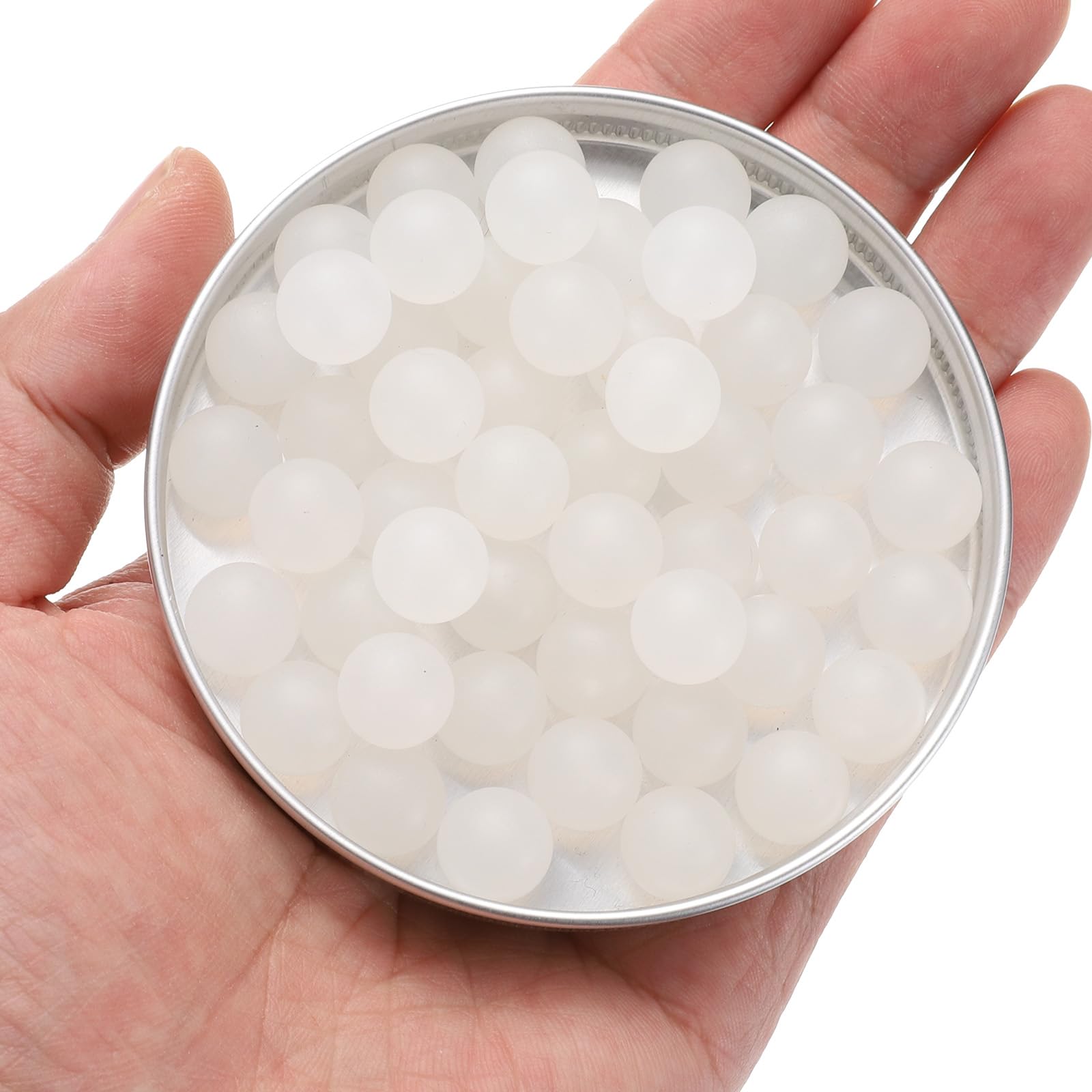 QUARKZMAN 50pz PP Plastica Cuscinetti Sferici 7/16" 11,1125mm Solido Plastica Sfere G1 Precisione Mini