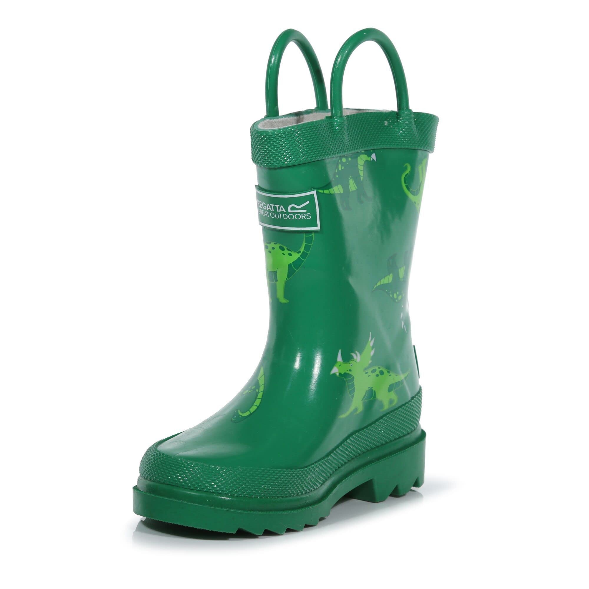 'Minnow' Cotton-Lined Vulcanised Rubber Wellington Boots