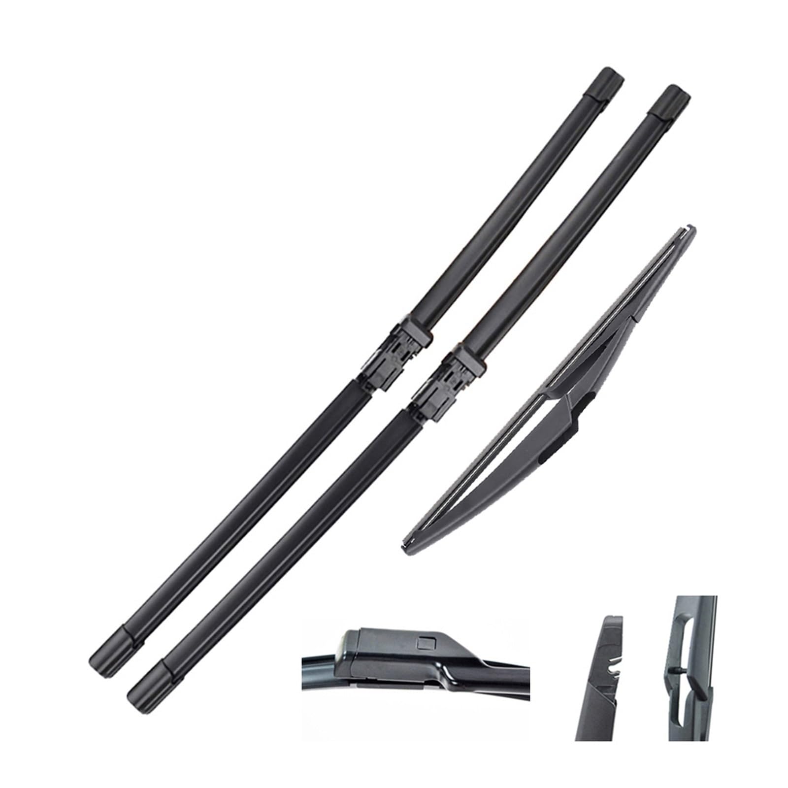 Auto Tergicristallo Parabrezza Parabrezza Tergicristallo per Fiat per Panda MK3 2012 2013 2014 2015 2016 2017 2018 2019 Anteriore Lunotto Posteriore