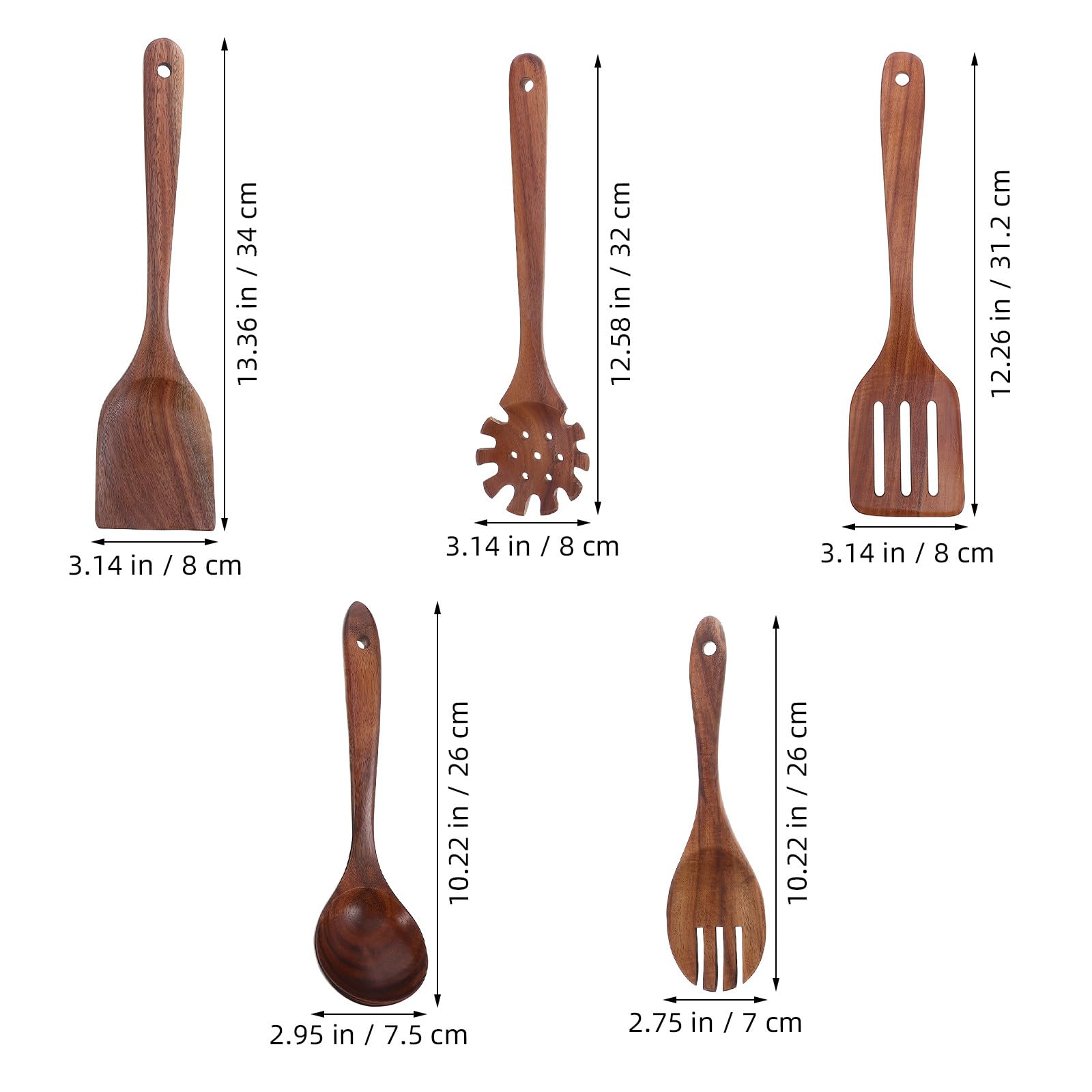 TOYANDONA Holzlöffel-Set Mit Pfannenwender Rührlöffel Und Kochlöffel Aus Holz Für Küchenutensilien Spatel-Set Für Vielseitige Koch Und Rühraufgaben