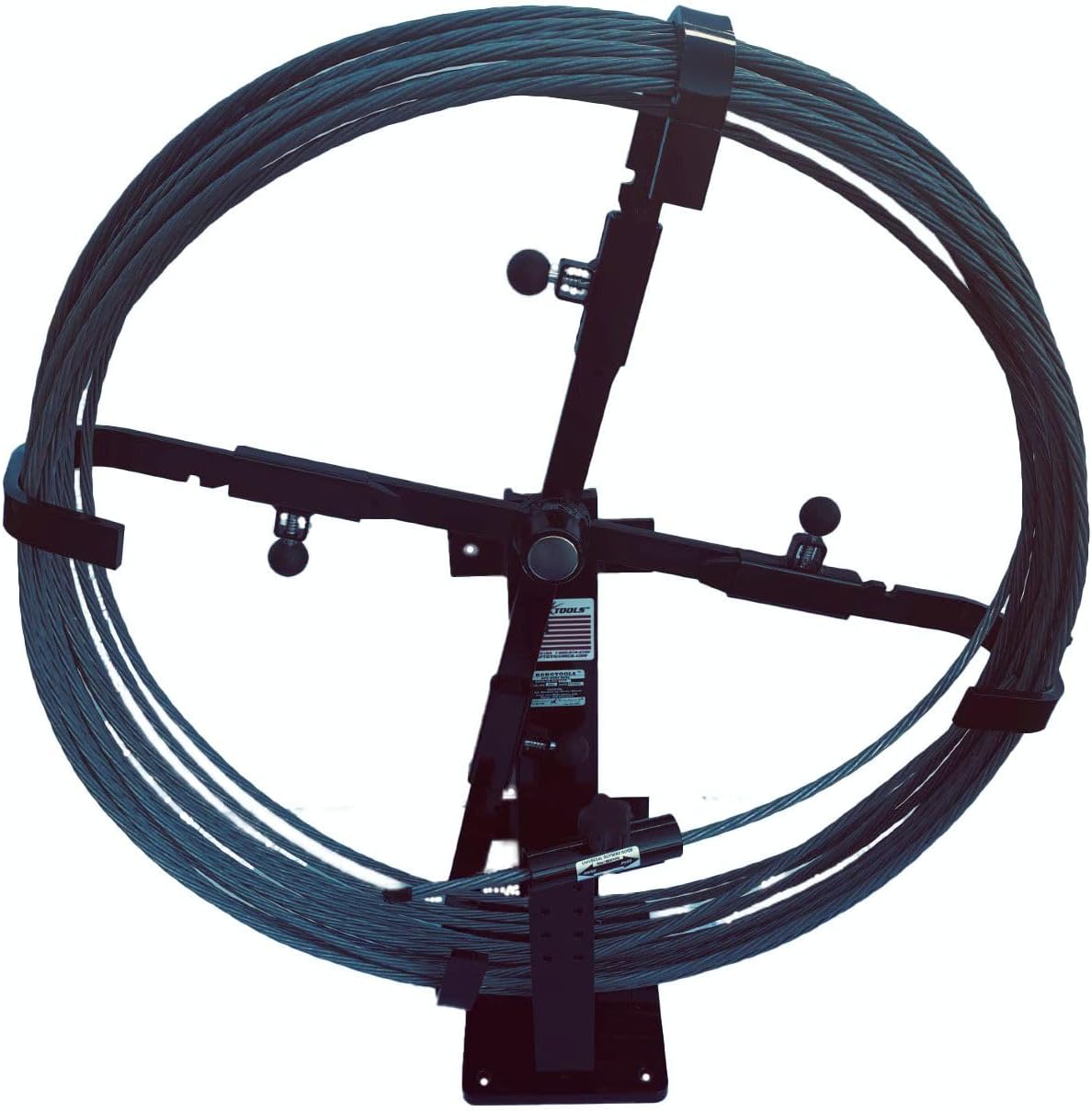 Driver/Passenger Mounting Large Guy Wire Dispenser Reel