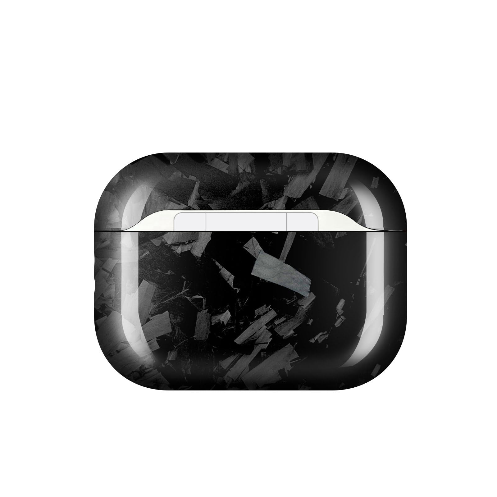 Custodia protettiva sottile in carbonio per auricolari wireless, compatibile con ricarica wireless e resistente ai graffi