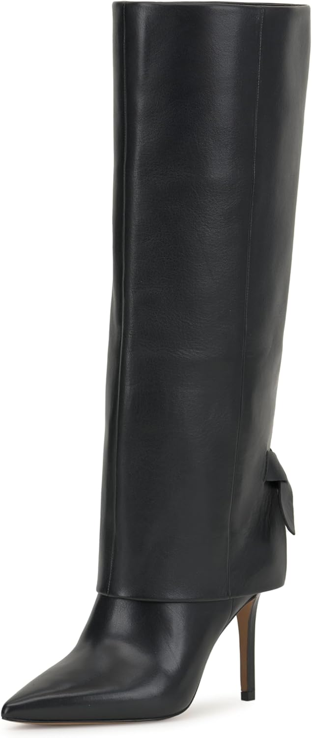 Vince Camuto Women's Kammitie Knee High Boot Fashion, Black, 12