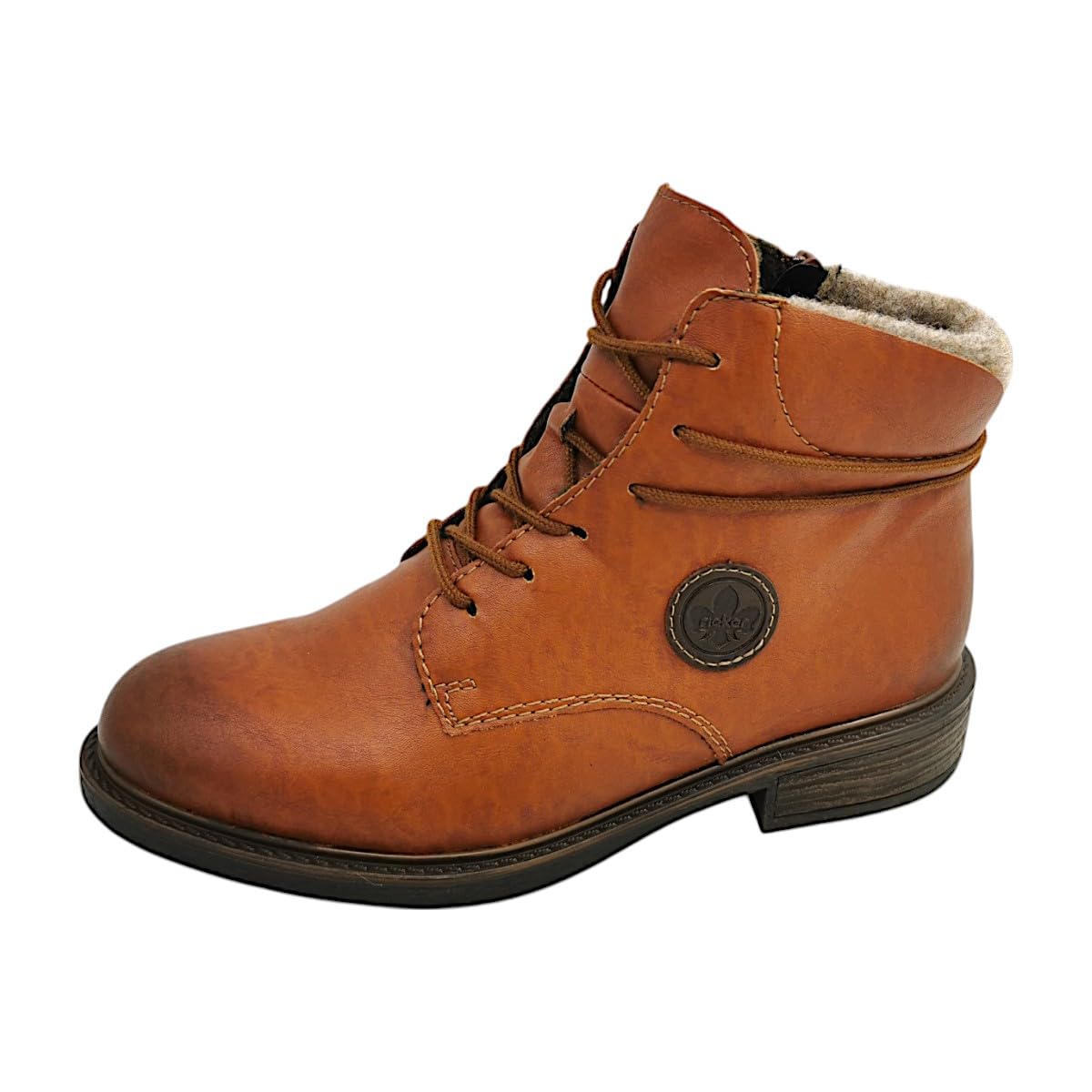 Rieker Damen Schnürstiefel in braun