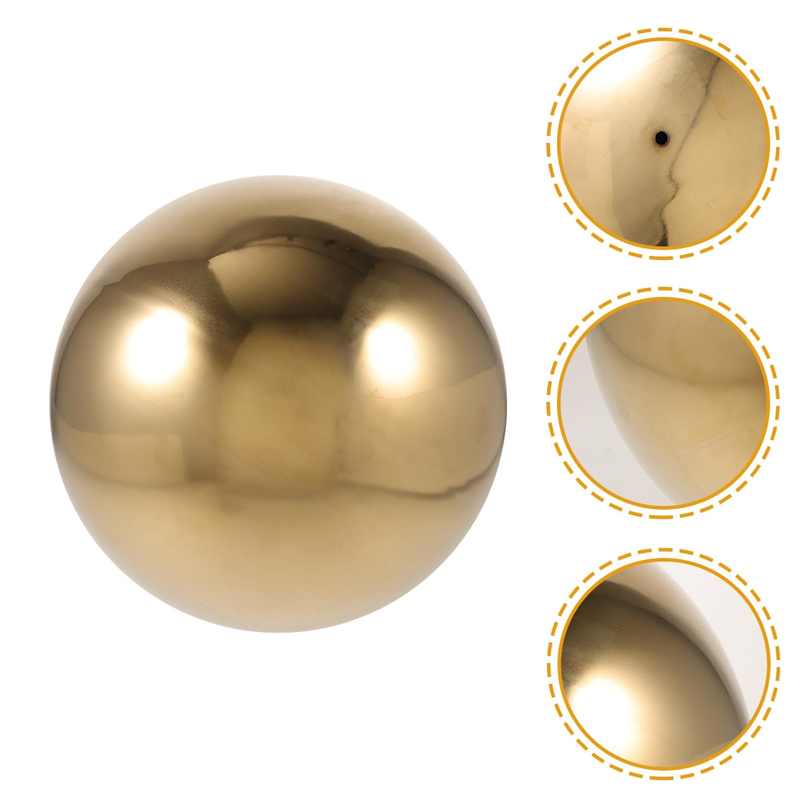 Abaodam Sfera Riflettente in Acciaio Inossidabile Lucidato Decorazione per Patio all Aperto Ornamento Esterno per Spazi Verdi e Interni